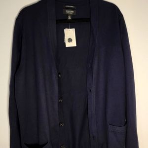 Men's button up sweater